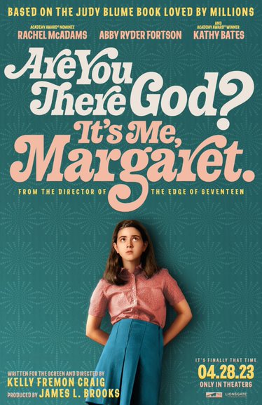 This movie poster features Margaret in a classic ‘70s outfit with that timeless ‘70s lettering! Photo courtesy of Movieguide.