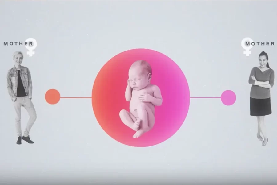Photo courtesy of leaps.org. 

This picture shows how when using IVG, the baby could have DNA from both parents instead of one parent and a donor! 