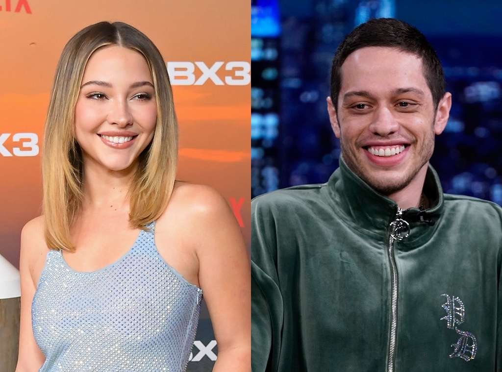 Outer Banks star Madelyn Cline (left) and comedian Pete Davidson (right) were spotted in Vegas together this past weekend, sparking rumors of a budding romance. Photo Courtesy of E! Online 
