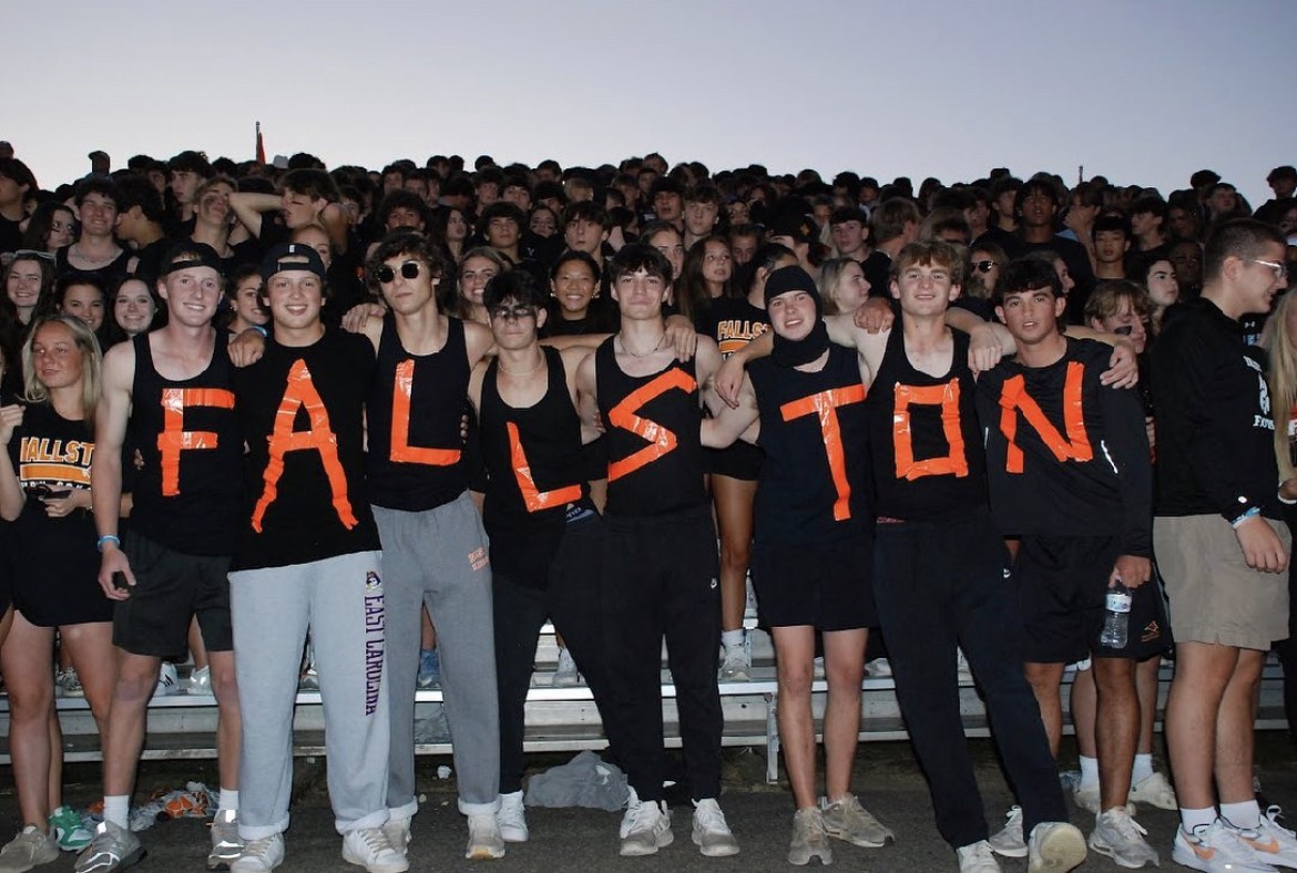 The+student+section+rocked+the+blackout+theme+Friday+night.+Way+to+go+Cougs%21%0A%0APhoto+Courtesy+of+%40fhspepsquad