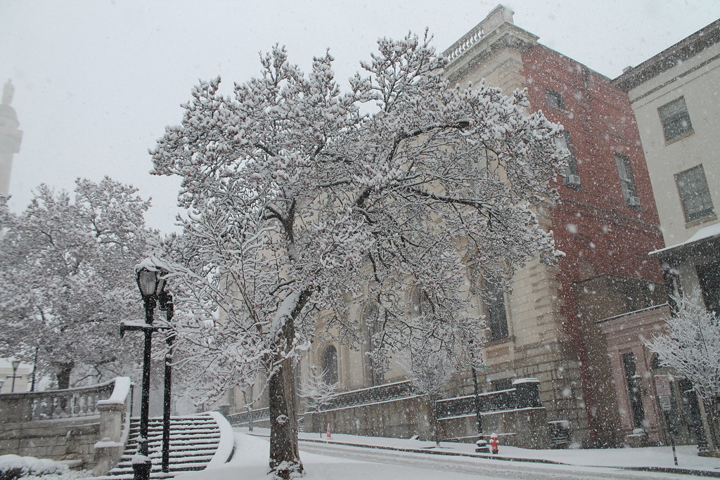 Previous snow in Baltimore Maryland (Photo Courtesy of Flickr)