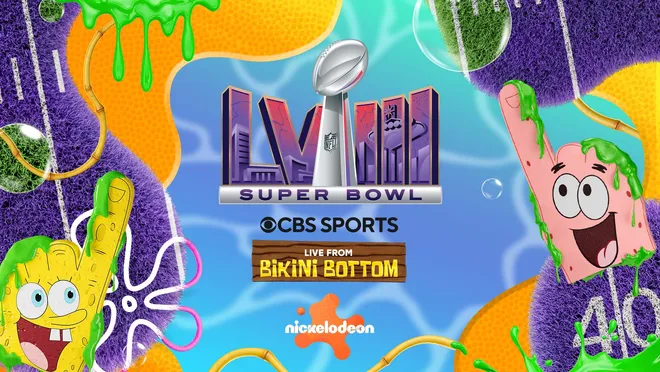 The cover to promote the Nickelodeon version of the Super Bowl LVIII. Photo courtesy of USA Today.