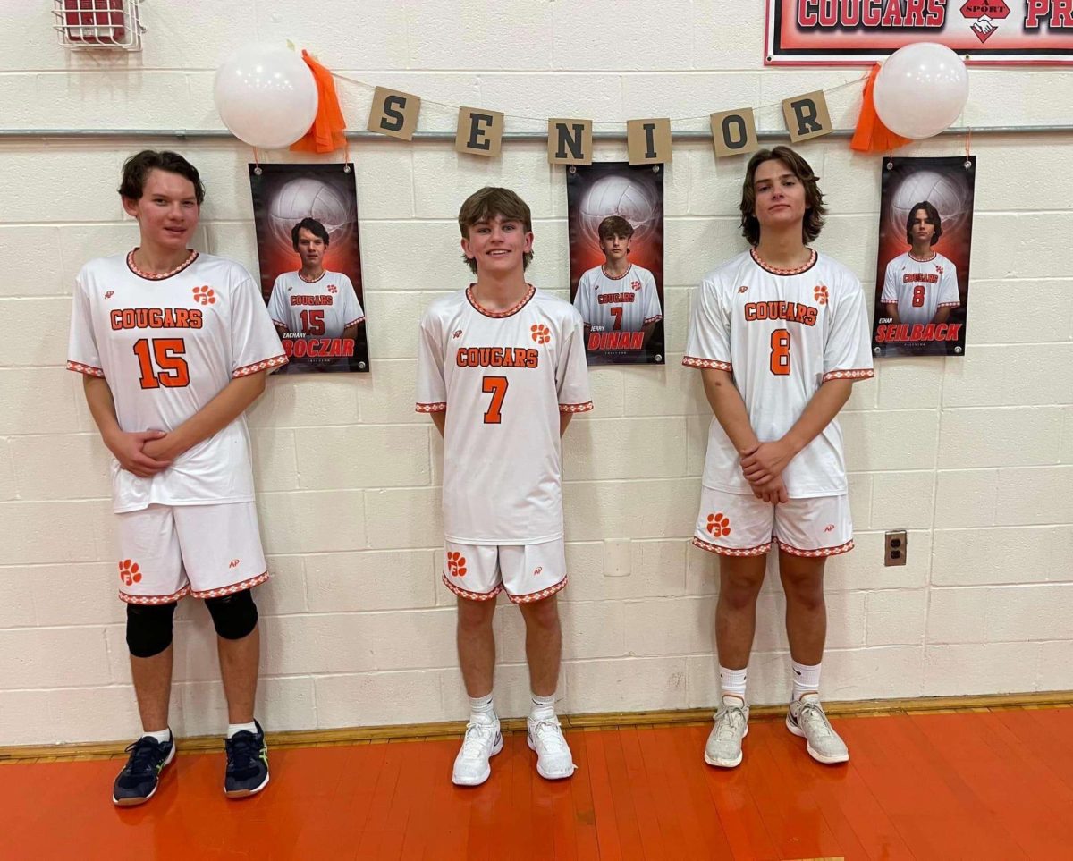 Pictured left to right; Zach Boczar, Jerry Dinan, and Ethan Seilback stand together, post victory. (Photo courtesy of Jerry Dinan)