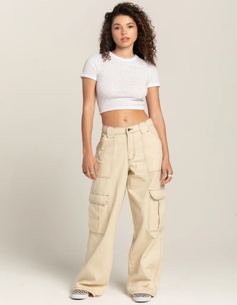 This model is posing in style with the RSQ Baggy Cargo Pants from Tillys (Courtesy of Tillys)  