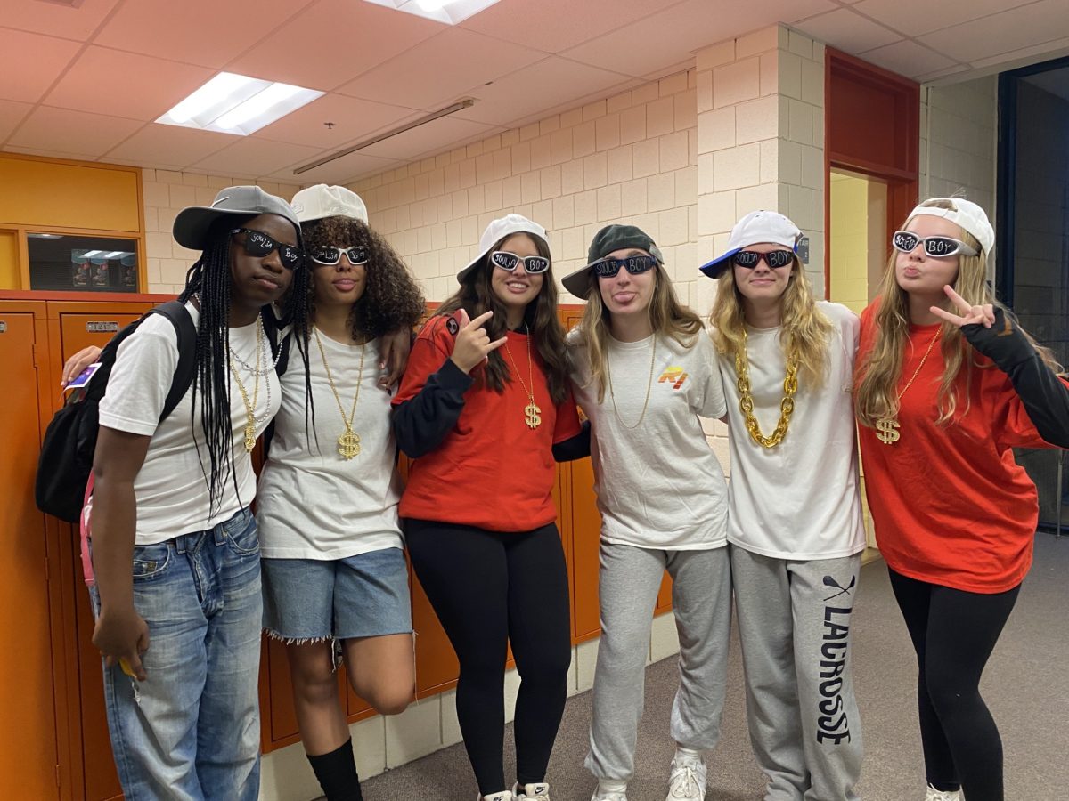 Pictured (left to right): Dolapo Omoyeni, Kendra Lester, Mya Howard, Avery Lane, Delilah Rinehart, and Maggie Hartline (Freshmen).