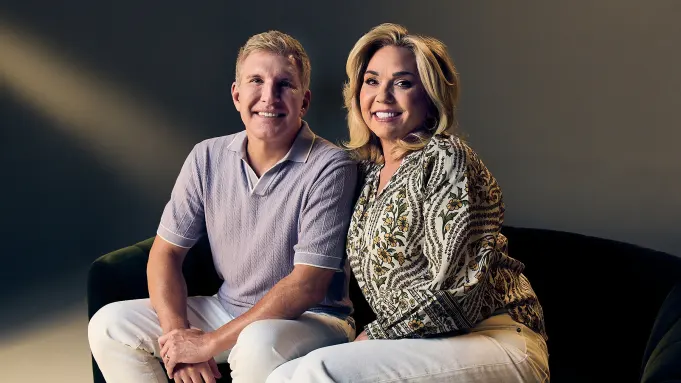Todd and Julie Chrisley photographed during a Lifetime interview as they prepare for a new era of Reality TV. Photo Courtesy of Lifetime.