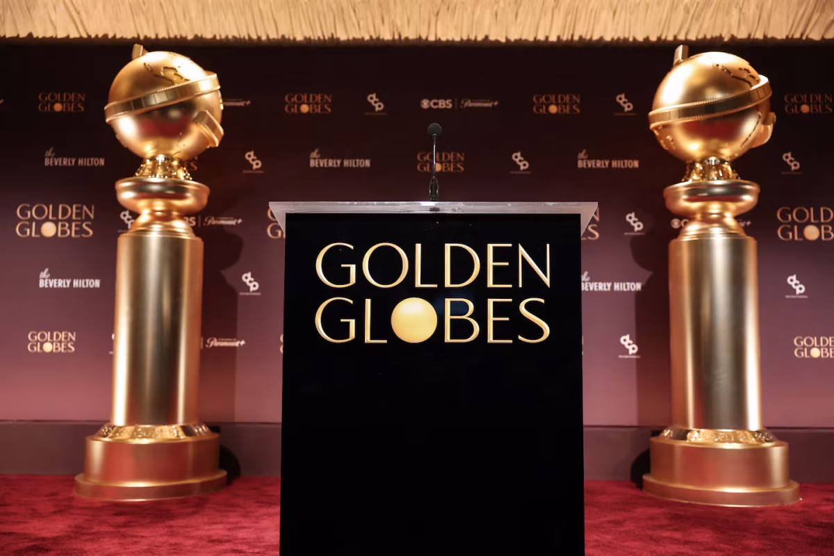 A small glance at the 2026 Golden Globes red carpet, building anticipation for this year's celebration. Photo Courtesy of Golden Globes.