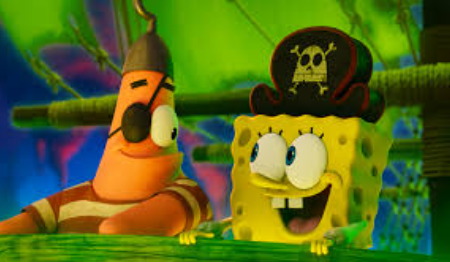 SpongeBob and Patrick oblivious to the dangers of the underworld. Photo Courtesy of The Hollywood Reporter.