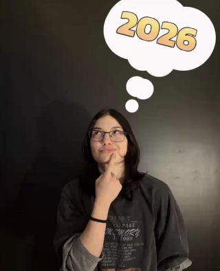 Sammy Evans plotting about what 2026 might look like with the resolutions she hopes will stick. Photo Courtesy of Becca Urdaneta. 